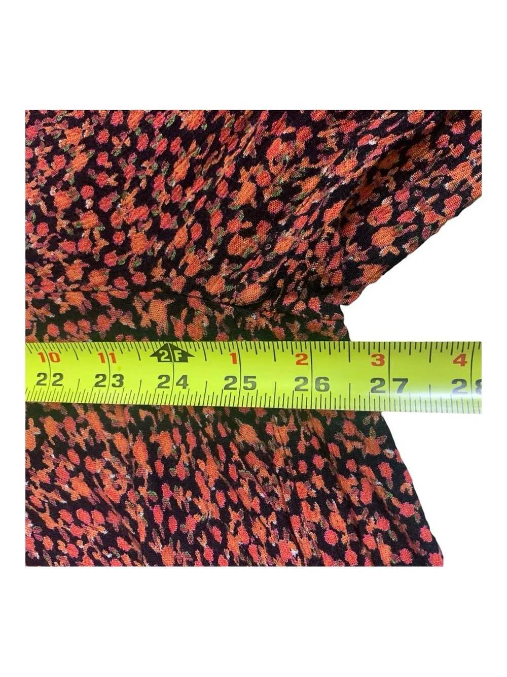 Free‎ People Coral Black Floral Geometric Romper Boho Coastal Cottagecore XS
